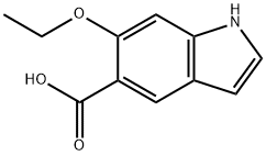 1H-Indole-5-carboxylicacid,6-ethoxy-(9CI),672293-18-4,结构式