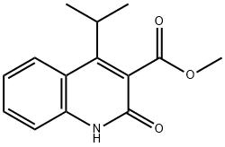 2-HYDROXY-4-ISOPROPYL-3-퀴놀린카르복실산메틸에스테르
