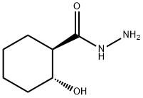 Cyclohexanecarboxylic acid, 2-hydroxy-, hydrazide, (1R,2R)- (9CI) 化学構造式