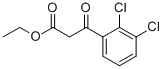 ethyl 3-(2,3-dichlorophenyl)-3-oxopropanoate 化学構造式