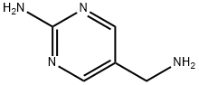 5-(アミノメチル)ピリミジン-2-アミン 化学構造式