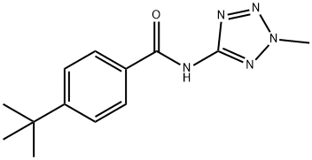 Benzamide, 4-(1,1-dimethylethyl)-N-(2-methyl-2H-tetrazol-5-yl)- (9CI)|