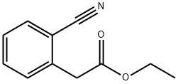 (2-CYANO-PHENYL)-ACETIC ACID ETHYL ESTER 化学構造式