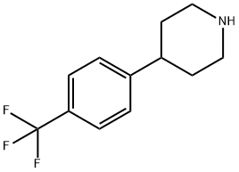 Piperidine, 4-[4-(trifluoromethyl)phenyl]- 化学構造式