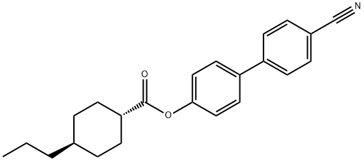 4-Cyanobiphenyl-4'-Trans-Propylcyclohexylcarboxylate Structure
