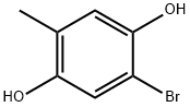 2-bromo-5-methyl-benzene-1,4-diol 化学構造式