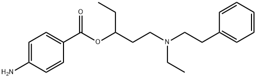 4-Aminobenzoic acid 1-ethyl-3-[ethyl(phenethyl)amino]propyl ester|