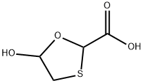 1,3-OXATHIOLANE-2-CARBOXYLIC ACID, 5-HYDROXY- Struktur