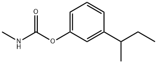 3-sec-Butylphenyl-N-methylcarbamate 结构式