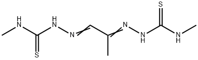 Pyruvaldehyde bis(N4-methylthiosemicarbazone) Structure