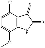 4-Bromo-7-methoxyisatin
|4-溴-7-甲氧基吲哚醌