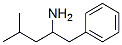 1-PHENYL-2-AMINO-4-METHYLPENTANE Struktur
