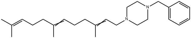 1-Benzyl-4-(3,7,11-trimethyl-2,6,10-dodecatrienyl)piperazine,67329-07-1,结构式