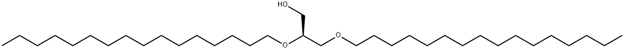 1,2-O-DIHEXADECYL-SN-GLYCEROL,67337-03-5,结构式