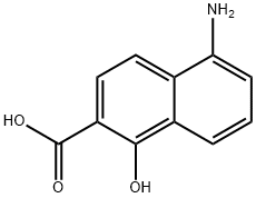 5-amino-1-hydroxy-2-naphthoic acid,67338-60-7,结构式