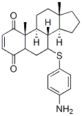 7-(4'-amino)phenylthioandrostenedione Structure