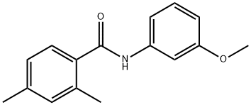 Benzamide, N-(3-methoxyphenyl)-2,4-dimethyl- (9CI) Structure