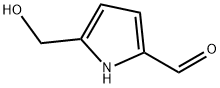 5 - (羟甲基) - 1H - 吡咯 - 2 - 甲醛,67350-50-9,结构式