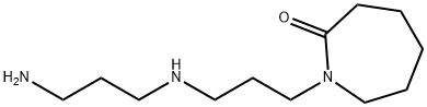 1-[3-[(3-Aminopropyl)amino]propyl]hexahydro-1H-azepin-2-one Struktur