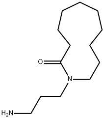 1-(3-Aminopropyl)azacycloundecan-2-one,67370-80-3,结构式