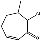 2-Cyclohepten-1-one,  7-chloro-6-methyl-,67382-62-1,结构式