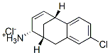 (5alpha,8alpha,9alpha)-2-chloro-5,8,9,10-tetrahydro-5,9-methanobenzocycloocten-8-ylammonium chloride Structure