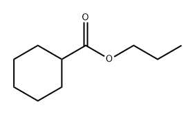 propyl cyclohexanecarboxylate Struktur