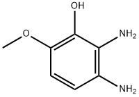 Phenol,  2,3-diamino-6-methoxy-,67394-74-5,结构式