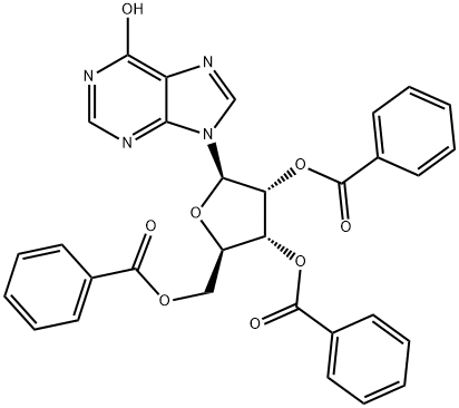 イノシン2',3',5'-トリベンゾアート 化学構造式