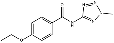 Benzamide, 4-ethoxy-N-(2-methyl-2H-tetrazol-5-yl)- (9CI) 化学構造式