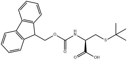 Fmoc-Cys(tBu)-OH|N-(9-芴甲氧羰基)-S-叔丁基-L-半胱氨酸