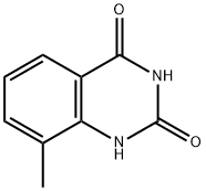 2,4-二羟基-8-甲基喹唑啉 结构式