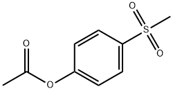 4-ACETOXYPHENYL METHYL SULFONE,67451-16-5,结构式