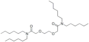 2,2'-(Ethylenebisoxy)bis(N,N-dihexylacetamide),67456-22-8,结构式