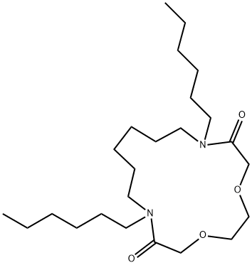 67456-24-0 1,4-Dioxa-7,14-diazacyclohexadecane-6,15-dione, 7,14-dihexyl-