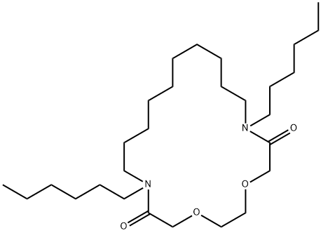 7,18-Dihexyl-1,4-dioxa-7,18-diazacycloicosane-6,19-dione,67456-25-1,结构式