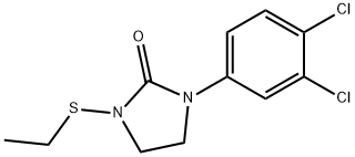 1-(3,4-Dichlorophenyl)-3-(ethylthio)imidazolidin-2-one Structure