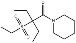 1-(Ethylsulfonyl)-1-ethylpropylpiperidino ketone Structure