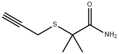 2-Methyl-2-(2-propynylthio)propionamide|