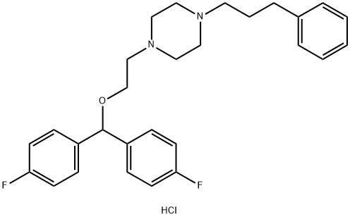 1-[2-[ビス(4-フルオロフェニル)メトキシ]エチル]-4-(3-フェニルプロピル)ピペラジン