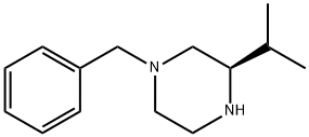 (R)-4-Benzyl-2-Isopropyl-Piperazine Struktur