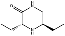 Piperazinone, 3,5-diethyl-, (3R,5R)- (9CI),674792-17-7,结构式