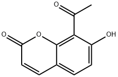 8-乙酰-7-羟基香豆素,6748-68-1,结构式