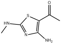 Ethanone, 1-[4-amino-2-(methylamino)-5-thiazolyl]- (9CI),674807-17-1,结构式