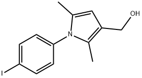 1-(4-IODOPHENYL)-2,5-DIMETHYL-1H-PYRROLE-3-METHANOL Struktur