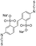 4,4'-ジイソチオシアナト-2,2'-スチルベンジスルホン酸 二ナトリウム 化学構造式