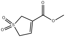 3-スルホレン-3-カルボン酸 メチル 化学構造式