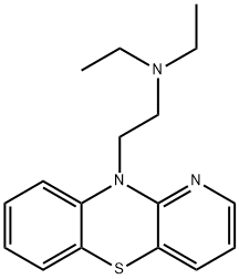 10-(2-Diethylaminoethyl)-10H-pyrido[3,2-b][1,4]benzothiazine,67489-37-6,结构式