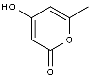 4-Hydroxy-6-methyl-2-pyrone Struktur