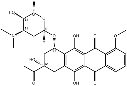 N,N-dimethyldaunorubicin Structure